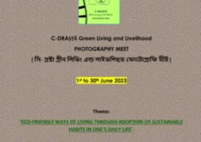 C-DRAṢṬᾹ Green Living and Livelihood PHOTOGRAPHY MEET (June-July 2023) | Drasta